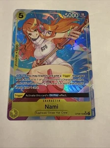 ONE PIECE CARD GAME- SR ALT ART (PARALLEL) 0P08-106-NAMI-OP08- NM/MT - Picture 1 of 4