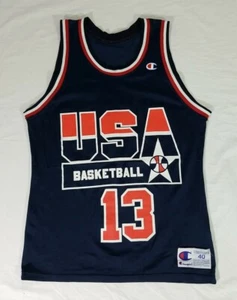 Shaquille O'Neal #13 Team USA 1996 Olympics Champion Basketball Jersey Size 40 M - Picture 1 of 5