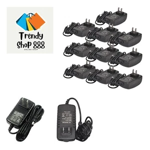 10 Pack 12 Volt 2 Amp Power Adapter AC to DC 2.1mm X 5.5mm Plug 12v 2a Power ... - Picture 1 of 4