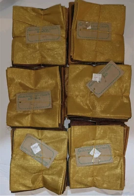 (48pc) FAT QUARTER Bundles, Metallic Fabric Quilting & Craft 18x22" Fall Colors - Image 1 of 4