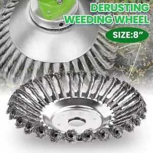 Unkrautbürste Wildkrautbürste Motorsense Freischneider 200 x 25,4 mm Universal - Bild 1 von 9