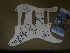 Alice Cooper signierter Pick Guard alle Mitglieder Eric Singer, Ryan Roxie, Chuck Ga JSA - Bild 1 von 5