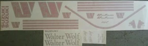 SUZUKI RG250 WALTER WOLF FÜR DUNKELBLAU FAHRRAD VERSION ABZIEHBILD-KIT - Bild 1 von 2