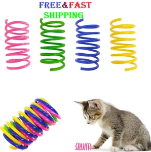 30 Packungen Katzenfederspielzeug Kunststofffedern Katzenspielzeug bunt für Katze Kätzchen Haustiere - Bild 1 von 6