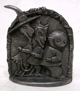 Vintage Nightmare Before Christmas Lock Shock Barrel Pewter Figurine - Picture 1 of 3
