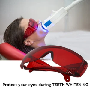 Red Dental Eye Protection Goggle Glasses Safety Glasses for Curing Lights - Picture 1 of 6