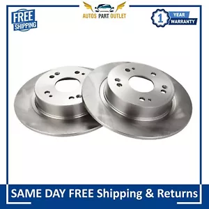 Nuevo juego de 2 rotores de freno traseros lado izquierdo y derecho para Acura ILX Honda 2005-2022 - Imagen 1 de 6