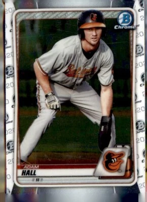 2020 Bowman Chrome Prospects #90 Adam Hall Baltimore Orioles - Image 1 of 2