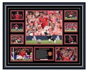 Cristiano Ronaldo 2021 Signed Limited Edition Framed Memorabilia - Picture 1 of 5