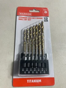 Warrior Titanium Drill Brit Set, 13 pieces - Picture 1 of 1