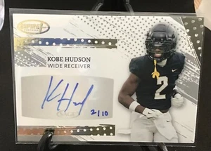 2025 SAGE Aspire Gold autógrafo novato Kobe Hudson 2/10 Panthers - Imagen 1 de 1