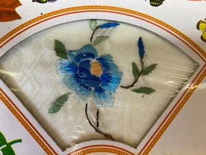 China Handkerchief Embroidered Flower Blossom Design Beautiful - Picture 1 of 10