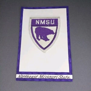 Northeast Missouri MO State 3" Patch Purple White - Picture 1 of 3