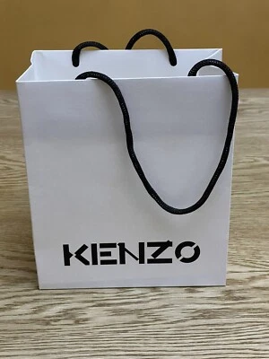 CHANEL Kenzo White Shopping Gift Paper Bag Medium 19.5x17x10cm - NEW