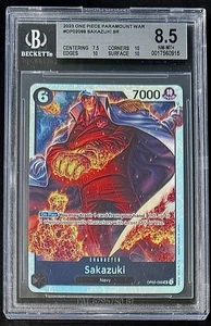 BGS 8.5 One Piece OP02-099 SR Sakazuki - English - Paramount War - Graded - Bild 1 von 2