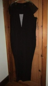 MagiScupt black jumpsuit with lace ladies size 22,nwot - Picture 1 of 6