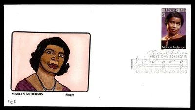 Mayfairstamps US FDC 2005 Washington DC Marian Anderson appreciation FCE First D - Image 1 of 2