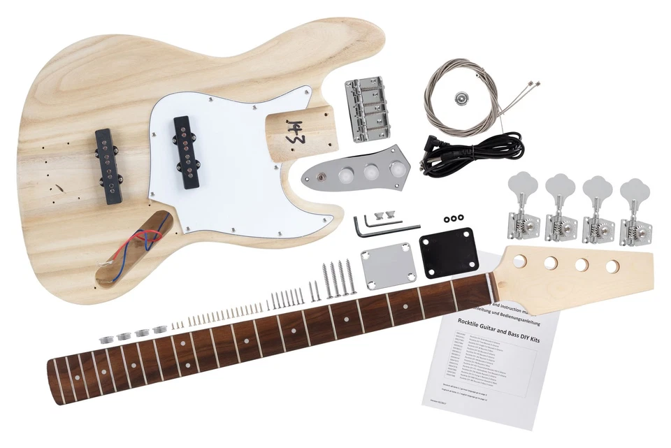 Rocktile JB-Design Jazz E-Bass Bausatz selber bauen Do It Yourself Kit DIY Set