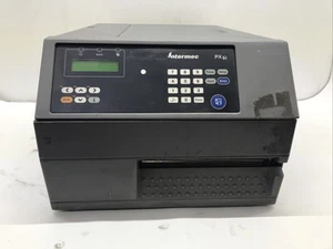 Intermec PX6i Thermal Barcode Label Printer POWERS ON MISSING PARTS - Afbeelding 1 van 10