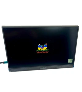 ViewSonic VG1655 15.6" 1080p Portable Monitor IPS Stand with Tripod - Silver - Picture 1 of 21