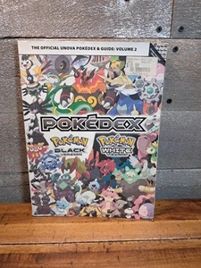 The Official Unova Pokedex & Guide: Volume 2 Pokemon Black and White W/ Poster - Foto 1 di 9