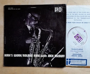 Roland Kirk, Kirk's Work, Jack McDuff LP Prestige PRLP 7210 UK 1966 pressing - Picture 1 of 16