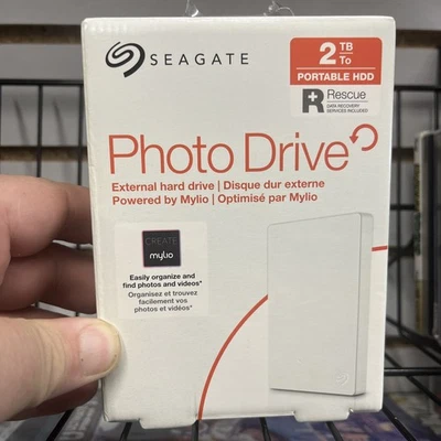 Seagate Photo Drive 2TB External Hard Drive HDD 2.5- BRAND NEW - Image 1 of 2