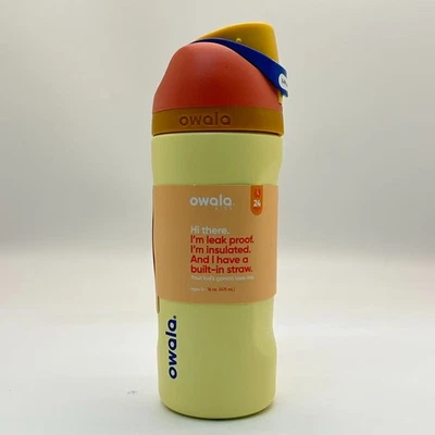 Taza deportiva botella de agua FreeSip Owala Misty Horizon 16 oz para niños Foto 1 de 4