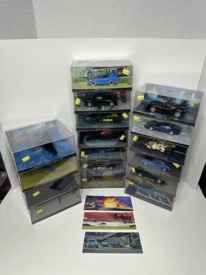 Eaglemoss Batman Automobilia Collection 1:43 литые модели лот из 17 транспортных средств - Изображение 1 из 4