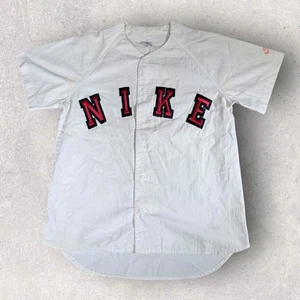 Vintage 80s Nike Air Jordan Flight Baseball Jersey Size Medium Rare *Flaws - Picture 1 of 12