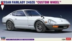 HASEGAWA 1/24 NISSAN FAIRLADY 240 ZG, CUSTOM WHEEL - Immagine 1 di 4