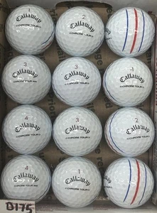 Callaway Chrome Tour weiße Golfbälle 5/4A Klasse Posten D175 - Bild 1 von 2