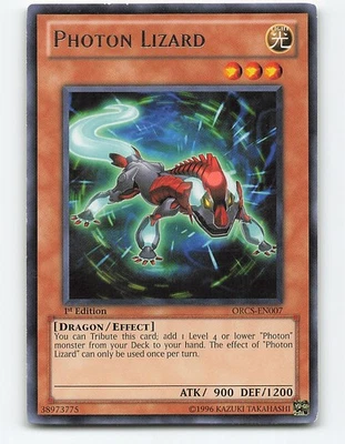 Photon Lizard #ORCS-EN007 Rare 1st edition Yugioh Card - Image 1 of 2