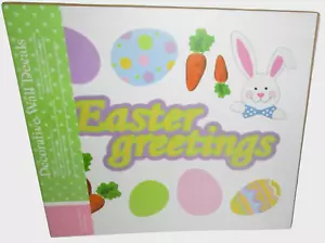 EASTER DECORATIVE  WALL  DECOR ~EASTER GREETINGS ~ 10" X 11" SHEETS -[ 2 ] - Picture 1 of 1