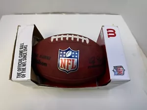 Wilson "The Duke" Official NFL Game Football Roger Goodell COSMETIC ISSUES - Picture 1 of 7