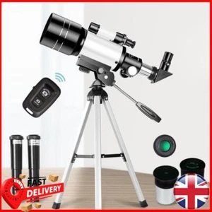 Travel Telescope 70mm Aperture Refractor 15X-150X Astronomy Beginners Gifts - Picture 1 of 12