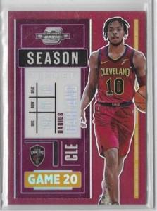 2020-21 Contenders Optic Red Prizm- Darius Garland Cleveland Cavaliers!