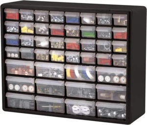 44 Drawer Plastic Parts Storage Hardware & Craft Cabinet Organizer Container US - Picture 1 of 12