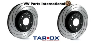 Tarox F2000 Performance Front Brake Discs Pair 280mm 4X100 for Golf MK2 - Picture 1 of 1
