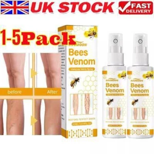 Bee Venom Varicose Veins Treatment Spray, Veinhealing Varicose Veins Spray 30ML - Picture 1 of 12