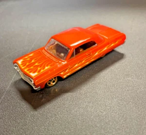 Hot Wheels ‘64 Impala HW ‘24 Flames 5-Pack Series Dark Orange Loose VHTF! - Picture 1 of 3