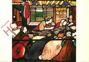 Picture Postcard- Oxford, Christ Church Cathedral, St. Frideswide Window - Picture 1 of 2