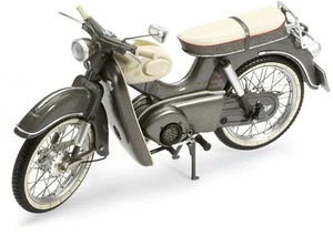 WOW EXTREMADAMENTE RARO Kreidler Florett Super 50cc escudo para piernas 1965 gris 1:10 Schuco - Imagen 1 de 2
