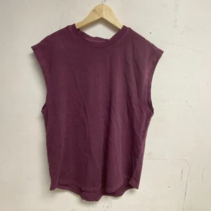 DSG TWITCH +ALLISON Men's Everyday Heavyweight Cotton Jersey Muscle Vibrant Plum - Picture 1 of 7