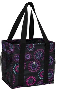 Small Utility Tote Bag For Women With 4 Exterior Pockets As Lunch Tote Reusable - Picture 1 of 6