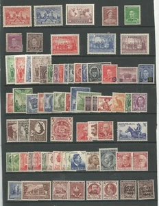 AUSTRALIA 1936-52 MINT & MNH SELECTION OF 72 LOVELY LOT SEE SCAN - Picture 1 of 1