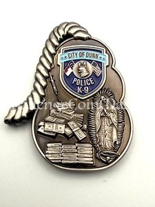 F57 Dunn Police Department K9 Unit North Carolina State Challenge Coin - Picture 1 of 2