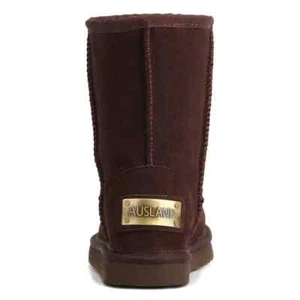 AUSLAND Women's Water-resistant Mid-calf Snow Boots 5125 Chocolate US 8 - Picture 1 of 4