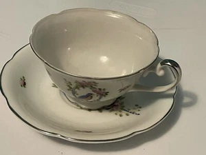 Vintage MMS Club China Fine bone china teacup and sauce - Picture 1 of 9
