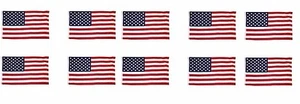 20 PACK - 3' x 5' ft. USA American Flag Stars Grommets United States,bx17 - Picture 1 of 1